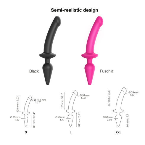 Switch Plug-in Dildo Color Black